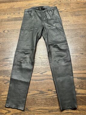 AS by DF GIGI STRETCH Leather Leggings - Black